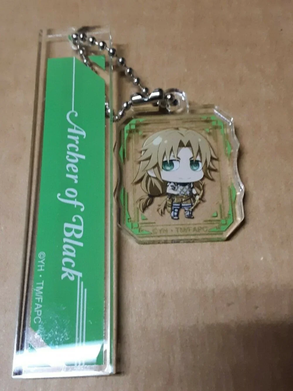 Fate/Apocrypha Anime Lot Chiron Archer of Black Kuji Towel & Acrylic Keychain